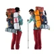 Рюкзак туристический Naturehike NH70B070-B 70 л + 5 л оранжевый - изображение 3