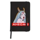 Блокнот А5 Ахегао дівчина-рот лого(Ahegao girl logo) Чорний (92288-3508-BK) - зображення 1