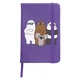 Блокнот А5 Вся правда о медведях (We Bare Bears) Фиолетовый (92288-2892-PU) - изображение 1