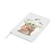 Блокнот А5 Грогу пицца(Grogu Baby Yoda) Белый (92288-3519-WT) - изображение 5