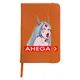 Блокнот А5 Ахэгао девушка-рот лого(Ahegao girl logo) Оранжевый (92288-3508-OG) - изображение 1