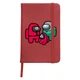 Блокнот А5 Амонг Ас и Игра в кальмара (Among Us and Squid Game) Красный (92288-3380-RD) - изображение 1