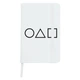 Блокнот А5 Трикутник Квадрат Круг Гра в кальмара (Squid Game) Білий (92288-3373-WT) - зображення 1