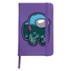 Блокнот А5 Амонг Ас и Игра в кальмара (Among Us and Squid Game) Фиолетовый (92288-3476-PU) - изображение 1