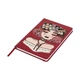 Блокнот А5 Девушка с цветами (Girl with flowers) Красный (92288-2841-RD) - изображение 5