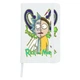 Блокнот А5 Рик Санчез Рик и Морты (Rick Sanchez Rick and Morty) Белый (92288-2935-WT) - изображение 1