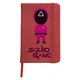 Блокнот А5 Треугольник Солдат Игра в кальмара (Squid Game) Красный (92288-3359-RD) - изображение 1