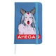 Блокнот А5 Ахэгао девушка-рот лого(Ahegao girl logo) Светло-голубой (92288-3509-SK) - изображение 1