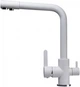 Смеситель кухонный с подключением к фильтру GLOBUS LUX GLLR-0444-7-White - изображение 2