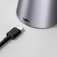 Настільна лампа Baseus LED Smart Eye сіра (з вбудованим акумулятором 2200 mAh), світлодіодна лампа - зображення 9