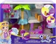 Ігровий набір Mattel Polly Pocket Pollyville Flamingo Fun Car Wash Автомийка Фламінго (HHJ05) - зображення 2