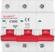 Автоматичний вимикач E.NEXT e.mcb.stand.100 100A 3P тип С - зображення 2