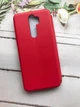 Чехол-книжка с рисунком для Xiaomi Redmi Note 8 Pro Красный :: Розовые цветы (принт 287) - изображение 4