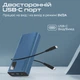 УМБ Promate Bolt-20Pro 20000 mAh 2xUSB-A USB-C Blue (bolt-20pro.blue) - зображення 4