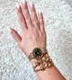 Жіночий надійний годинник Anne Klein AK/2158BKGB Золото\Чорний - зображення 5
