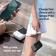 Повербанк портативное зарядное устройство Power Bank Baseus Q Pow 10000 mAh premium 15W 3A с технологией QC3.0+PD3.0 и Type-C кабелем карманная стильная батарея Mini White - изображение 7