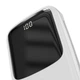 Повербанк портативное зарядное устройство Power Bank Baseus Q Pow 10000 mAh premium 15W 3A с технологией QC3.0+PD3.0 и Type-C кабелем карманная стильная батарея Mini White - изображение 5