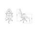 Компьютерное кресло для геймера 2E Hebi black/white (2E-GC-HEB-BKWT) - изображение 8