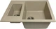 Кухонная мойка гранит ADAMANT Duplex 610x495x200 Авена-06 с сифоном Nova - изображение 2