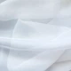 Шифонова біла штора арка з мереживом для кухонного вікна Adagio Windows Decor Тюль фіранка аркою лівостороння 3х1,6м - изображение 5