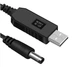 USB кабель с триггером для прямого питания роутера от павербанка Output 12V/1A 5.5х2.1mm - изображение 1