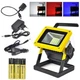 Фонарь-прожектор переносной аккумуляторный Led Floodlight BL204 30W 2400LM Черно-желтый - изображение 3