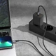 Кабель для зарядки телефона с быстрой зарядкой Type-C to Lightning Apple iPhone HOCO X86 |100см/20W| Черный - изображение 4