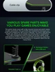 Стол геймерский GameMax D140 Carbon-RGB - изображение 18