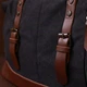 Дорожня сумка Vintage leather-20170 Чорна - зображення 14