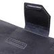 Добротный вертикальный клатч унисекс на хлястике с магнитом GRANDE PELLE 11221 Синий - изображение 6