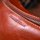 Поясная сумка GRANDE PELLE 11141 Коричневая - изображение 9