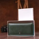 Женский Клатч Кошелек На Молнии Зеленый Однотонный St Leather (318340) - изображение 11