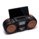 Портативне FM-радіо EPE FP-131-S з USB/TF/MP3 Музичний плеєр Акумуляторний із сонячною панеллю Чорний із золотом KNS18-97 - зображення 2