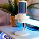 Fifine AmpliGame A8 USB микрофон с RGB подсветкой, поп фильтром, мониторингом в реальном времени Белый - изображение 4