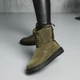 Черевики дутики жіночі Fashion Molly 3878 37 розмір 24 см Оливковий - зображення 3