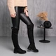 Ботфорты женские зимние Fashion Abu 3890 36 размер 23,5 см Черный - изображение 8