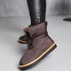 Ботинки дутики женские Fashion Jigsaw 3883 36 размер 23,5 см Коричневый - изображение 4