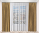 Комплект штор Diamond мікровелюр 150x250 карамель 2 шт. - зображення 1
