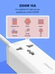 Мережевий фільтр-подовжувач Ldnio 5в1 65W (2xUSB, 2xType-C + розетка) Quick charge 4.0 - зображення 6