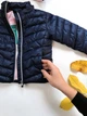 Демисезонная куртка H&M 92-98 см синий артикул Л898 - изображение 3