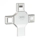 USB Флешка XO DK04 4in1 USB 2.0 / 32Gb Стальной прочная - изображение 1
