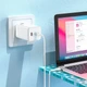 Швидкий зарядний пристрій Hoco N23 2PD 45W GaN Type C to Type C 1/2 – 45ват (для PD / для PPS / для QC / для FCP / для AFC) Power Delivery 3.0 - зображення 3
