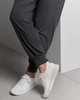 Женская хлопковая пижама батальная cо штанами и футболкой PLEASE SMILE Nicoletta 32037 4XL Темно-серый с белым - изображение 7
