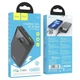 Портативный зарядный павербанк Hoco J102 10000 mah 20W с быстрой зарядкой и индикатором заряда с кабелем в комплекте - изображение 4