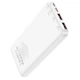 Зовнішній акумулятор HOCO J101 Astute 22.5W fully compatible power bank(10000mAh) White (6931474782489) - изображение 4
