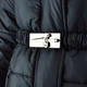 Пуховик Cesare Paciotti JSA5413 40 пасок лого чорний - изображение 4