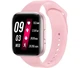 Смарт-часы Smartwatch T99s розовые (два сменных браслета) звонки, пульс, давление, кислород - изображение 1