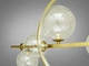 Люстра Loft на 7 ламп с LED подсветкой для кухни Diasha, цвет золото 1003-7G-LS - изображение 4