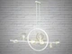 Люстра Loft Diasha с плафонами словно мыльные пузыри с LED подсветкой на 7 ламп 1003-7WH-LS - изображение 1