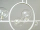 Люстра Loft Diasha с плафонами словно мыльные пузыри с LED подсветкой на 7 ламп 1003-7WH-LS - изображение 5